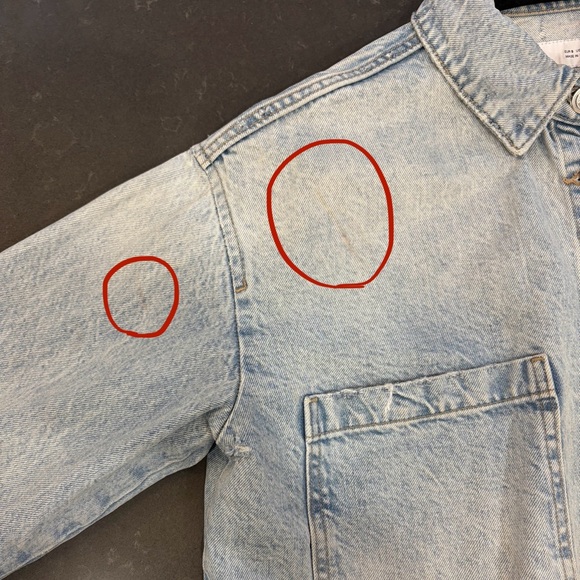 ZARA Cropped Jean Jacket - Picture 9 of 9